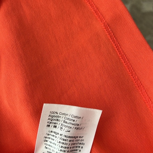 NWT KENZO Tiger Crest Boxy T-Shirt Sunset Orange Size S $245 - Picture 5 of 5